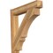 Ekena Millwork Balboa Craftsman Rough Sawn Outlooker, Western Red Cedar, 8"W x 42"D x 42"H OUT08X42X42BOA04RWR - alternate 1